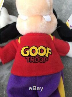 ULTRA RARE Max & Goofy Disney's Goof Troop Plush Goofy's Son Movie with Tag HTF