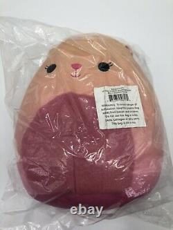 UNRELEASED Squishmallow Brinkley Bunny Hombre 14 Pink Belly 10/22 Date Plush