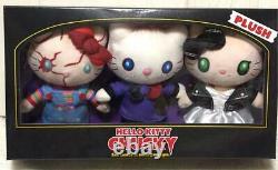 USJ Halloween Hello Kitty Chucky Plush Stuffed Animal 3 pieces Set Universal New