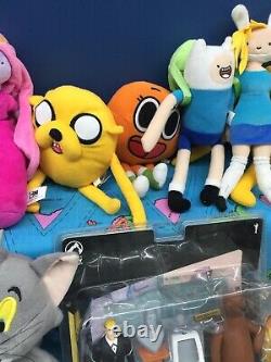 Used LOT 20 Cartoon Network Regular Show Adventure Time Rick Morty Plush Toys