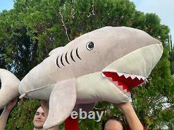 VERY RARE JUMBO Shark 55 Long Giant Large SUPER SOFT Plush Stuffed Animal Toy