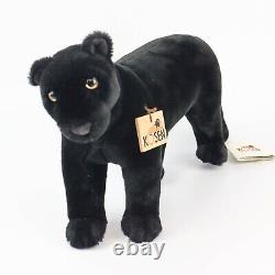 VERY RARE Kösen/Kosen Black Panther #4220 Plush Stuffed Animal Germany