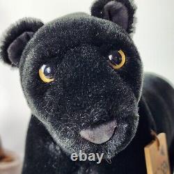 VERY RARE Kösen/Kosen Black Panther #4220 Plush Stuffed Animal Germany