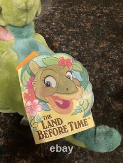 VINTAGE 1988 The Land Before Time Ducky PLUSH Stuffed Animal With Original Tag