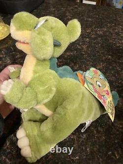 VINTAGE 1988 The Land Before Time Ducky PLUSH Stuffed Animal With Original Tag