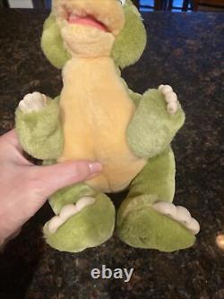 VINTAGE 1988 The Land Before Time Ducky PLUSH Stuffed Animal With Original Tag