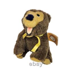 VINTAGE ANIMAL FAIR GUS BROWN TEDDY BEAR STUFFED ANIMAL PLUSH TOY With BOOKLET