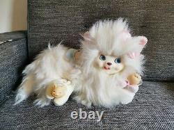 VINTAGE rubber face stuffed animal 1980'S DAN DEE kitty SURPRISE MOM cat PLUSH