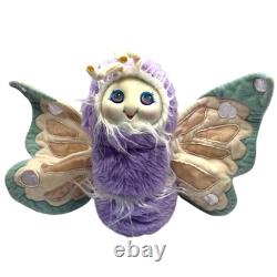 VTG 1985 Wonder Whims Purple Butterfly Boo Doll, Plush Stuffed Animal Toy, RARE