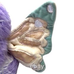 VTG 1985 Wonder Whims Purple Butterfly Boo Doll, Plush Stuffed Animal Toy, RARE
