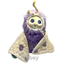 VTG 1985 Wonder Whims Purple Butterfly Boo Doll, Plush Stuffed Animal Toy, RARE