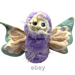 VTG 1985 Wonder Whims Purple Butterfly Boo Doll, Plush Stuffed Animal Toy, RARE