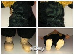 VTG 50s MR BIM MONKEY ZIPPY ZIM 16 Stuffed Plush Monkey Rubber Face Bijou Byou