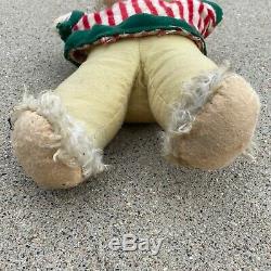 VTG 50s Rushton Star Creation Bear Plush Rubber Face Teddy Stuffed Animal 13
