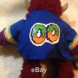 VTG 80s Amtoy My Pet Football Player Monster Plush Stuffed Animal Large Toy 26