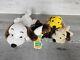 Vtg Dakin Drooper Puppy Dog Family 1973 Stuffed Animal Plush Nutshell Lot Rare