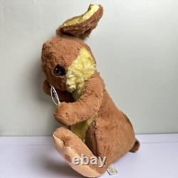 VTG GUND CREATION Rabbit Bunny Stuffed animal Plush Sitting Starburst eyes RARE