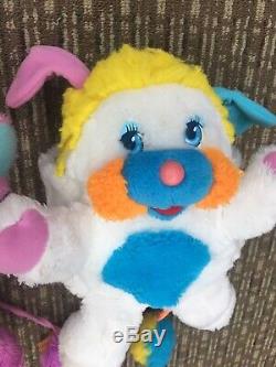 VTG LOT 1980s 2 Popples Pancake Puffball Popple Plush Dolls Used 80s 12 16