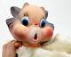 Vtg My Toy Cat Rubber Face Plush Stuffed Animal Mcm Rare Kitty Cat Good Shape