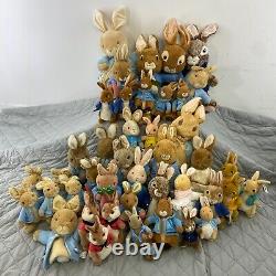 VTG Modern LOT 40 Peter Rabbit Beatrix Potter Bunny Plush Stuffed Animal Toys