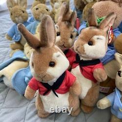 VTG Modern LOT 40 Peter Rabbit Beatrix Potter Bunny Plush Stuffed Animal Toys