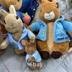 VTG Modern LOT 40 Peter Rabbit Beatrix Potter Bunny Plush Stuffed Animal Toys