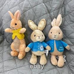 VTG Modern LOT 40 Peter Rabbit Beatrix Potter Bunny Plush Stuffed Animal Toys