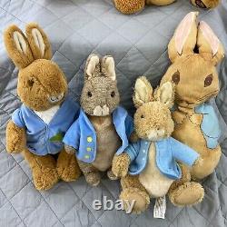 VTG Modern LOT 40 Peter Rabbit Beatrix Potter Bunny Plush Stuffed Animal Toys