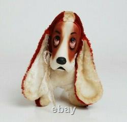 VTG Rubber Face Rushton Star Creation Stuffed Plush Valentines Day Hound Dog