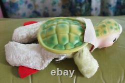 VTG Rushton Star Creations Rubber Face Plush Toy 1950s Stuffed Animal Turtle
