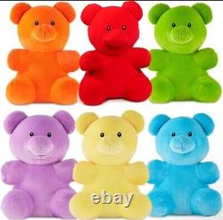 Valentine's Day 16 Gummy Bear Plush Way To Celebrate NWT (COMPLETE SET OF 6)