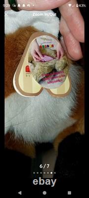 Very rare HTF Aurora A&A fox plush Stuffed Animal with zipper NWT