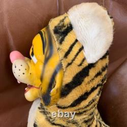 Vintage 18 Bijou/Reliable/Rushton Plush Rubber Faced Tiger Stuffed Animal 50s