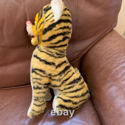 Vintage 18 Bijou/Reliable/Rushton Plush Rubber Faced Tiger Stuffed Animal 50s