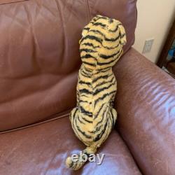 Vintage 18 Bijou/Reliable/Rushton Plush Rubber Faced Tiger Stuffed Animal 50s