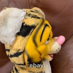 Vintage 18 Bijou/Reliable/Rushton Plush Rubber Faced Tiger Stuffed Animal 50s