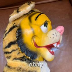 Vintage 18 Bijou/Reliable/Rushton Plush Rubber Faced Tiger Stuffed Animal 50s