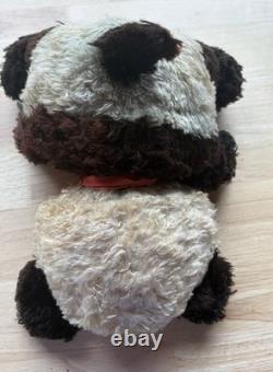 Vintage 1950 Gund Rubber Face Plush Animal Panda Growler 12 Rushton Style Cute