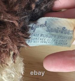 Vintage 1950 Gund Rubber Face Plush Animal Panda Growler 12 Rushton Style Cute