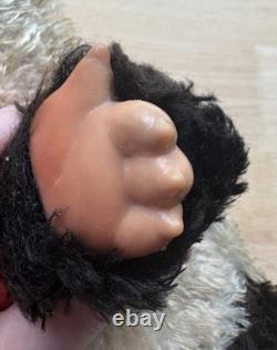 Vintage 1950 Gund Rubber Face Plush Animal Panda Growler 12 Rushton Style Cute