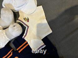 Vintage 1968 Snoopy 20 Plush Stuffed Animal 8 OUTFITS Tuxedo Ref Skier Sweaters