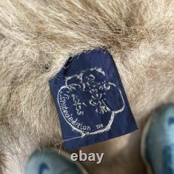 Vintage 1970s Gund Limited E Grizzly Brown Bear Plush Stuffed Animal 24 in RARE