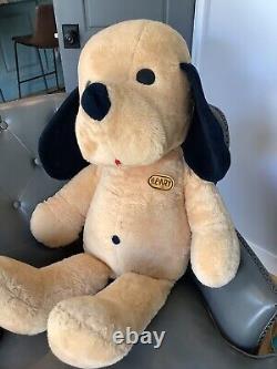 Vintage 1971 HENRY Plush Puppy Dog Doll Stuffed Animal Jumbo XLarge 40