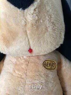 Vintage 1971 HENRY Plush Puppy Dog Doll Stuffed Animal Jumbo XLarge 40