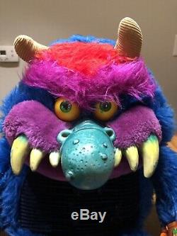 Vintage 1980 Amtoy American Greetings My Pet Monster Plush Stuffed W Handcuffs