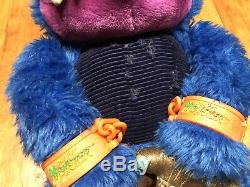 Vintage 1980 Amtoy American Greetings My Pet Monster Plush Stuffed W Handcuffs