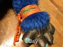 Vintage 1980 Amtoy American Greetings My Pet Monster Plush Stuffed W Handcuffs