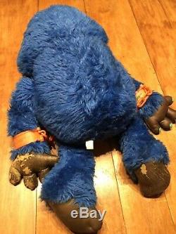 Vintage 1980 Amtoy American Greetings My Pet Monster Plush Stuffed W Handcuffs