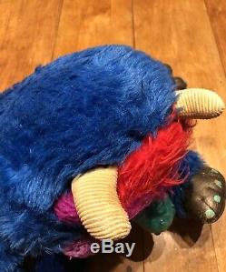 Vintage 1980 Amtoy American Greetings My Pet Monster Plush Stuffed W Handcuffs