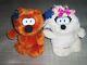 Vintage 1982 Heathcliff & Sonja Cat Plush Set Applause Stuffed Animal Nice